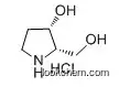 Molecular Structure of 154278-84-9 ((2S,3S)- 3-hydroxy-2-Pyrrolidinemethanol hydrochloride)